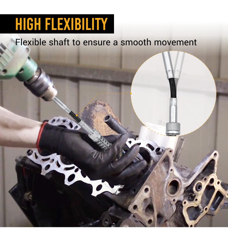 EWK 1 to 2-1/2 Inch 3 Stones Engine Cylinder Hone Tool Adjustable Cylinder Deglazer Piston Honer 220 Grit - Image 4